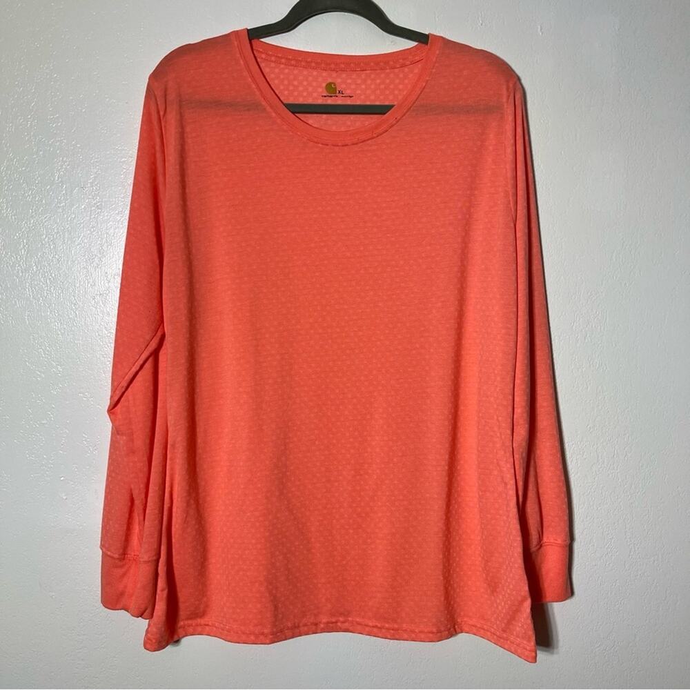 Carhartt, Long Sleeve Polka Dot Shirt. Size XL. In good used condition!